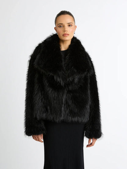 TMLESS | Classic Faux Fur Jacket