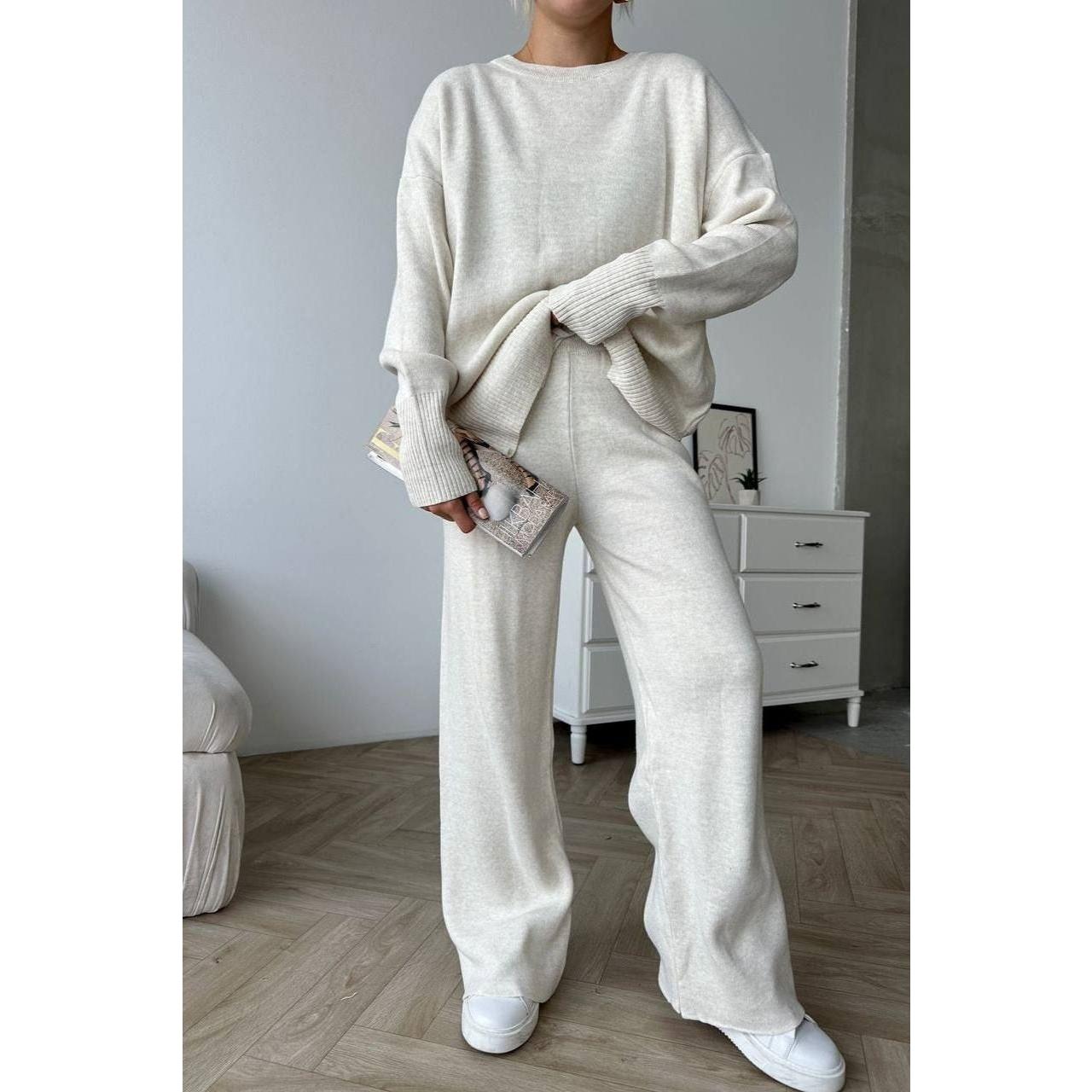 TMLESS | Relaxed Knit Two-Piece Set