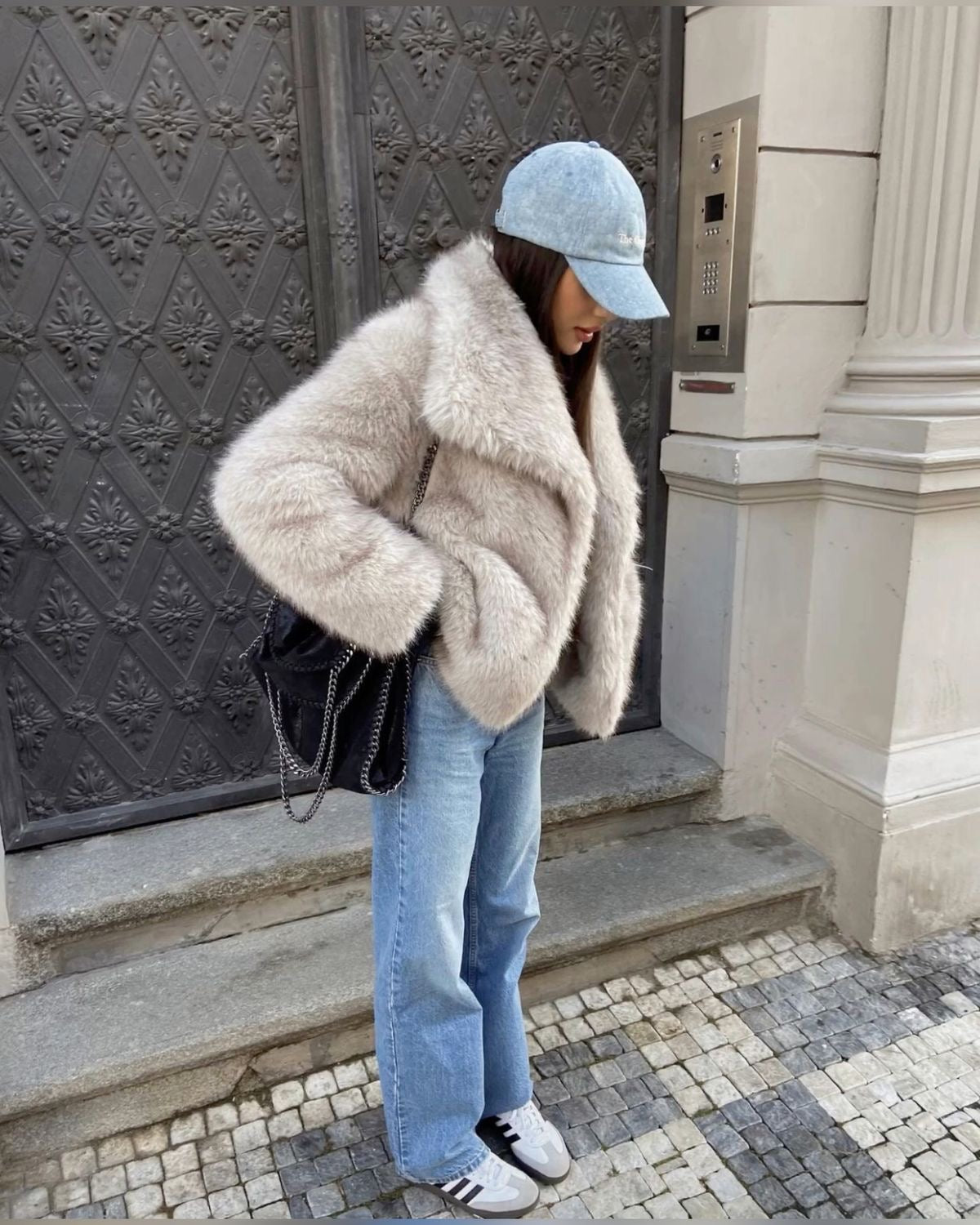 TMLESS | Stylish Plush Winter Fur Coat