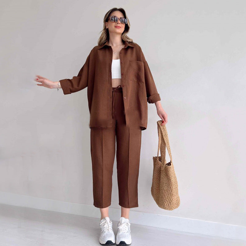 TMLESS | Oversized Two-Piece Casual Set